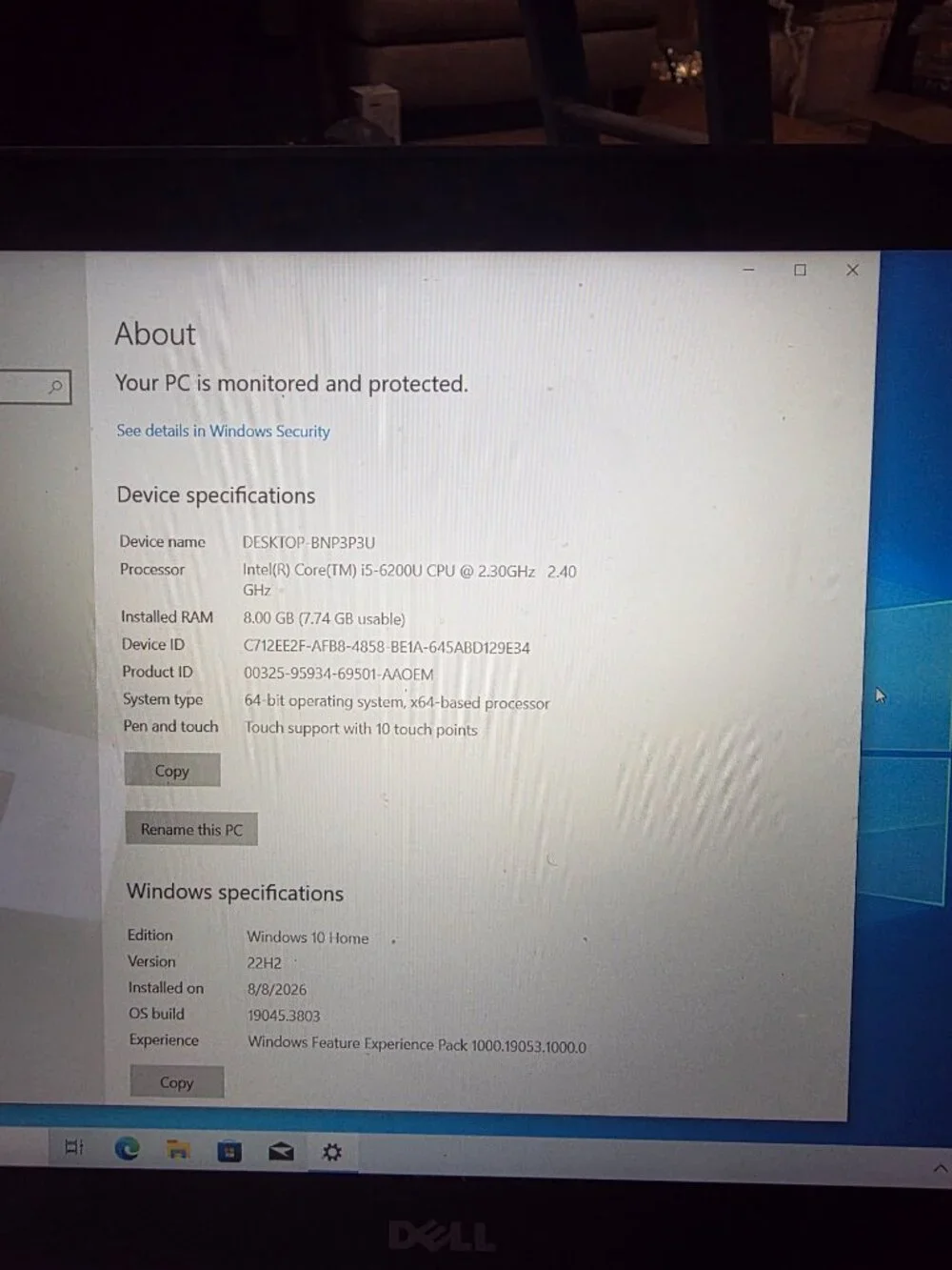 Dell Inspiron 13 7359 2-in-1 touchscreen laptop computer - 8GB RAM and 256 GB SS